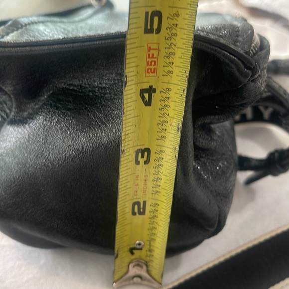 Givenchy Pandora black mini crossbody bag logo adjustable strap webbing w Flaws - Picture 16 of 17